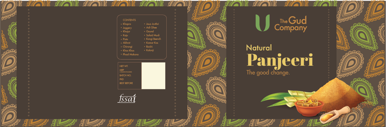 The Gud Company panjeri packaging design