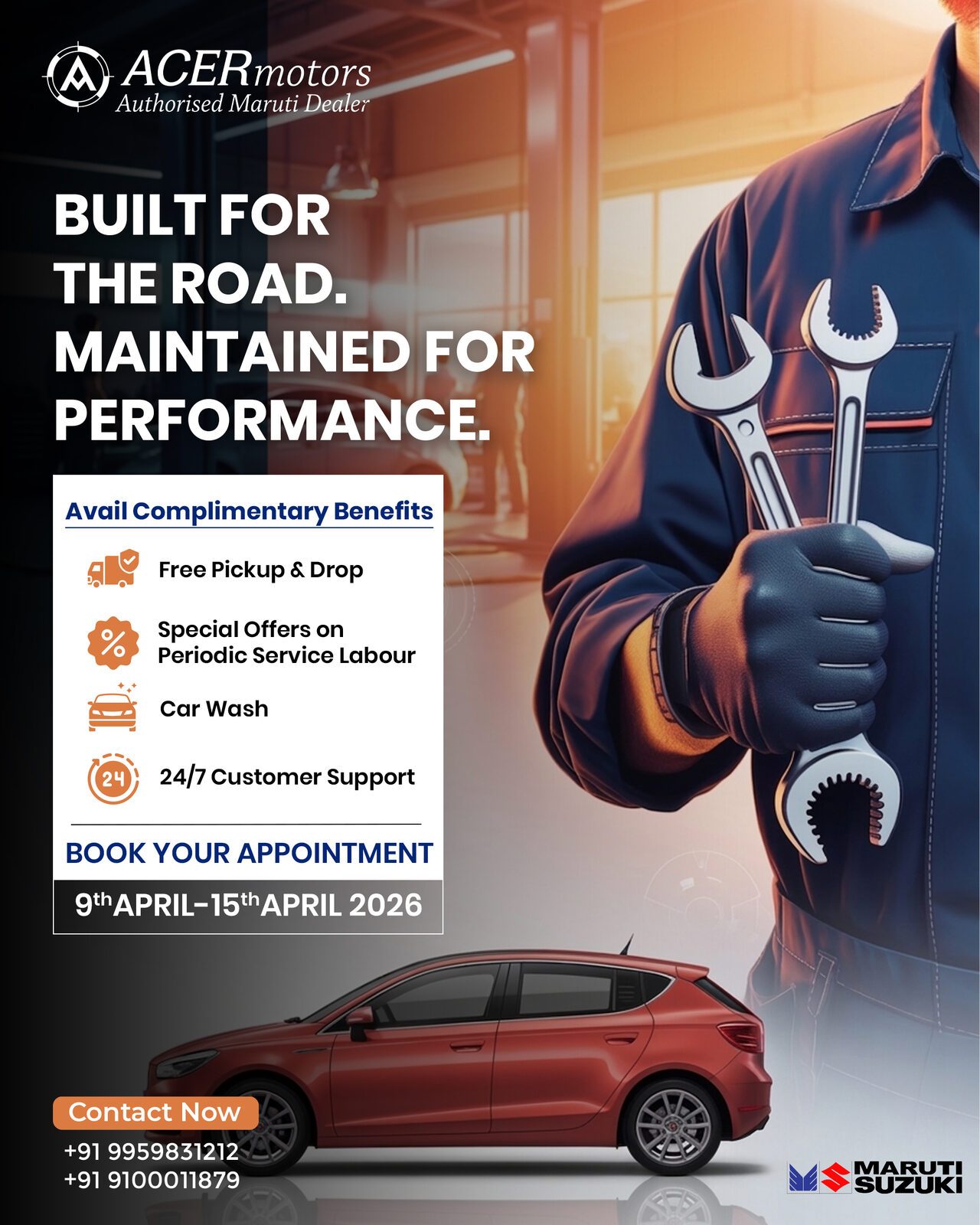 Acer Motors campaign poster