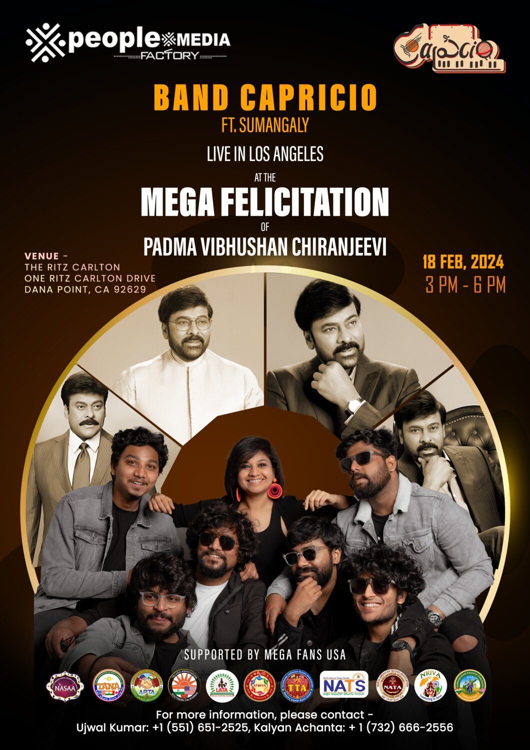 Capricio ft. Sumangaly — Chicago event poster