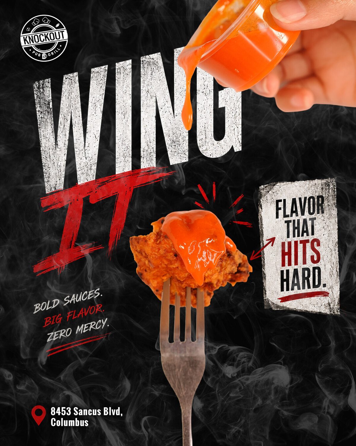 Knockout — wings special