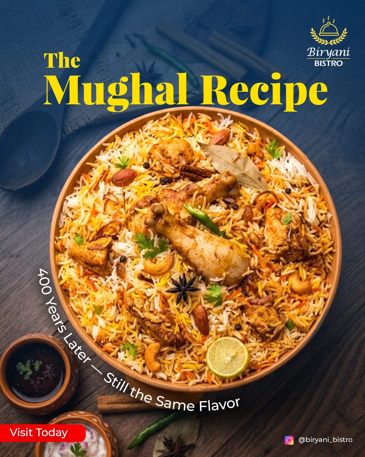 Biryani Bistro mughlai dish