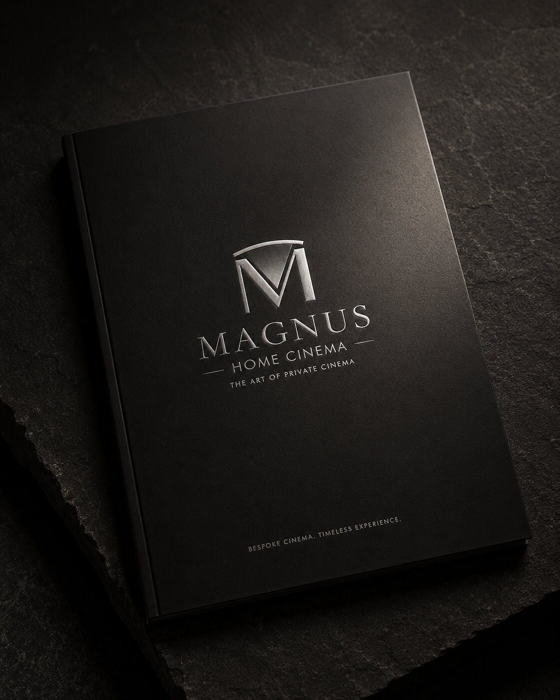 Magnus black presentation folder