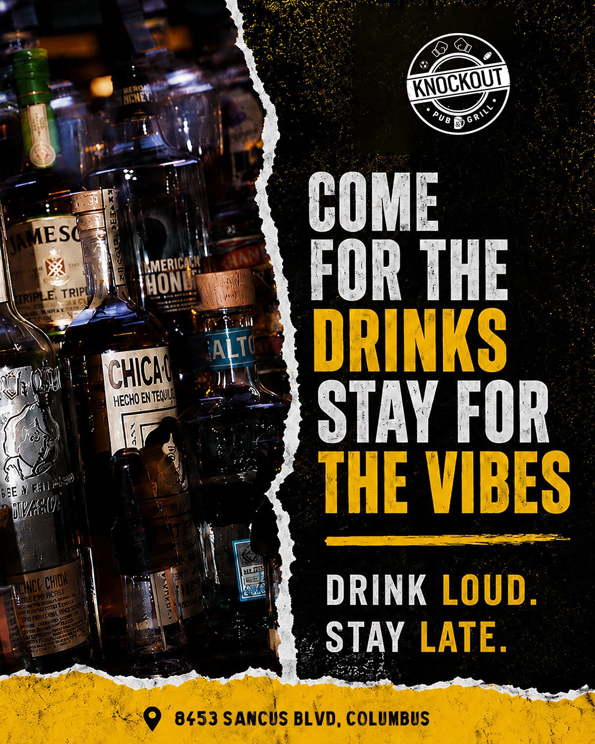 Knockout — signature drinks