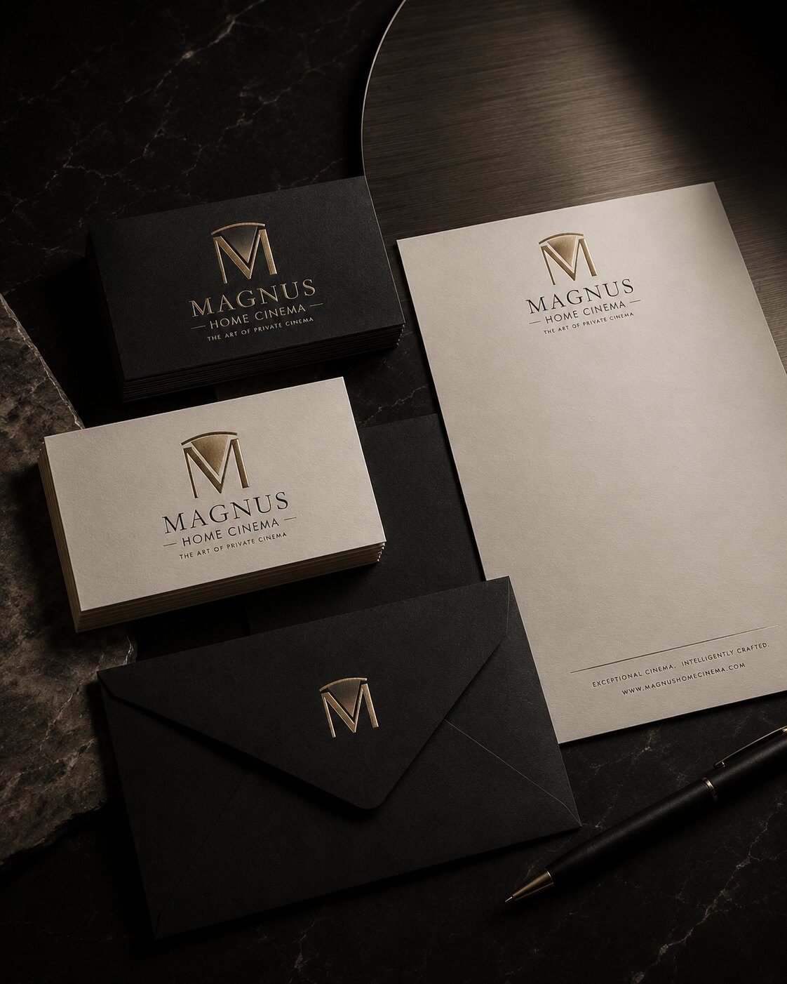 Magnus envelope and stationery set