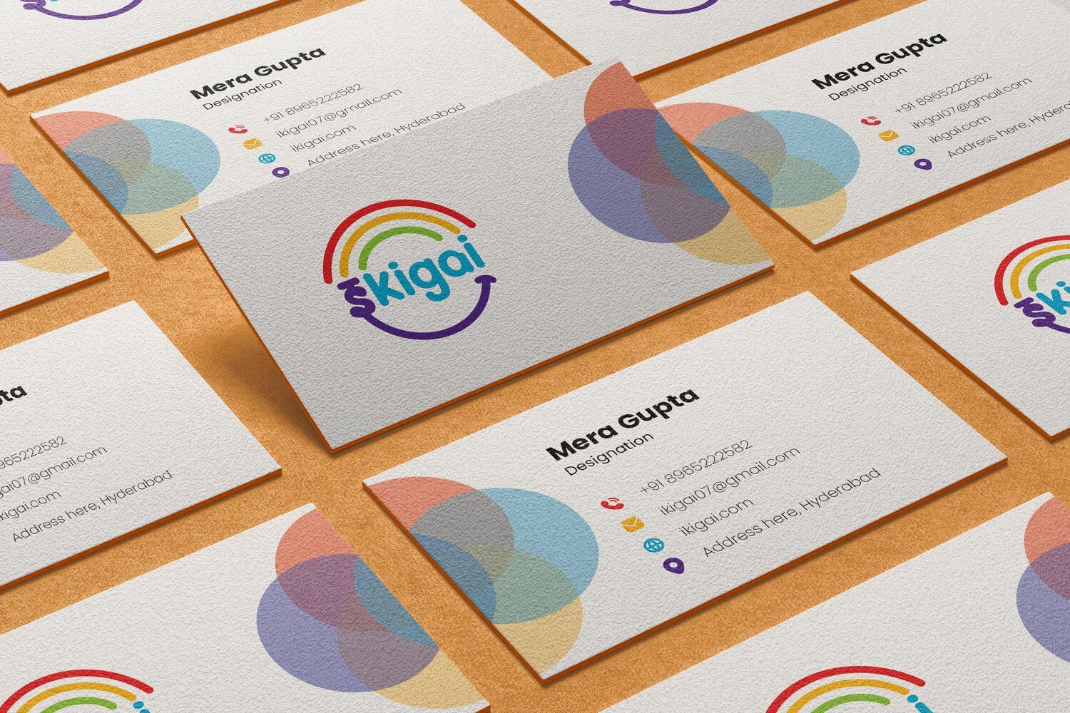 Ikigai visiting card mockup
