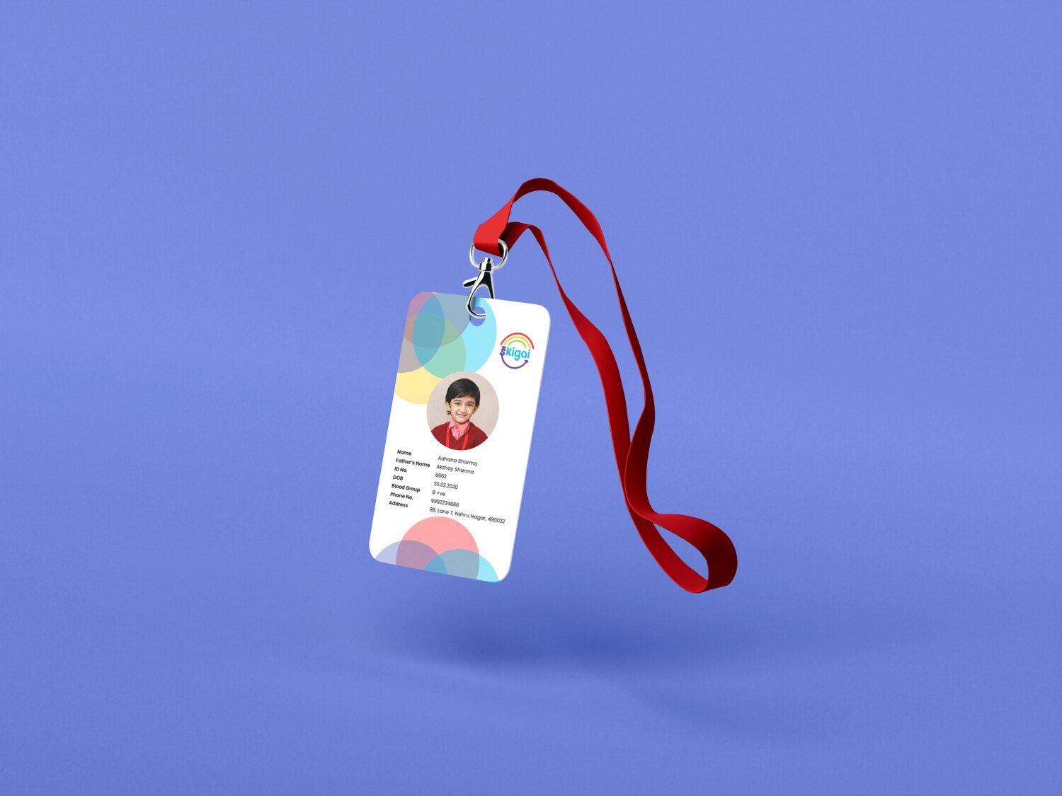 Ikigai ID card mockup