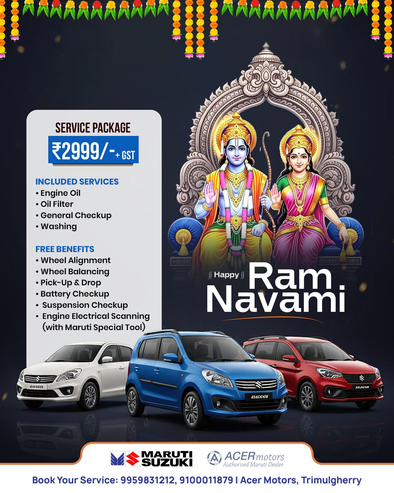 Acer Motors Ram Navami creative
